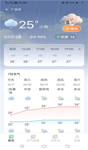 每周天气预报app v1.0.0.2