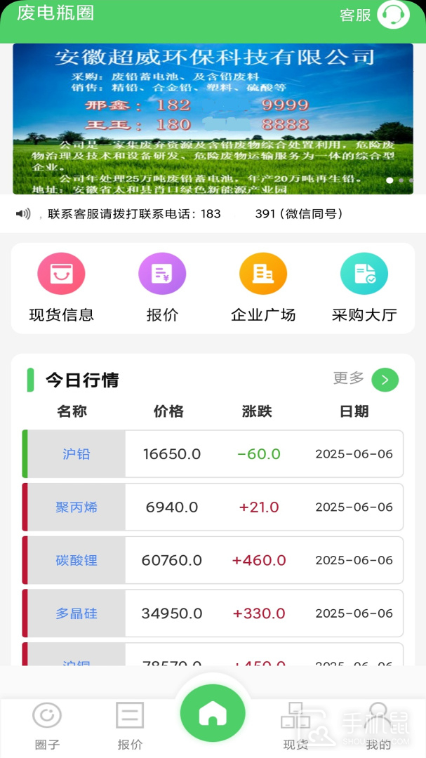 废电瓶圈 v1.1.1