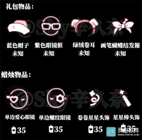 光遇MBTI人格测试新物品一览