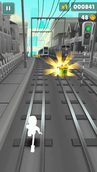 地铁跑酷白色杰克版