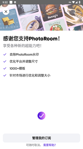 PhotoRoom打开pro专业功能图片2