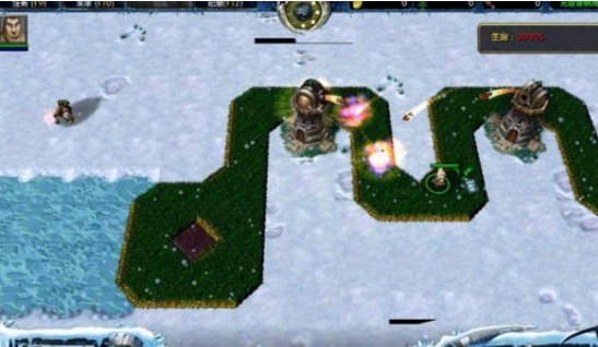 《魔兽争霸3冰封王座》V1.6雪域逃亡地图