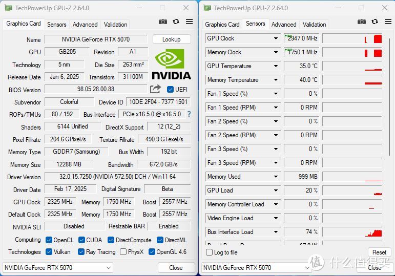 2K游戏神器 七彩虹iGame GeForce RTX 5070 Ultra W OC 12GB评测