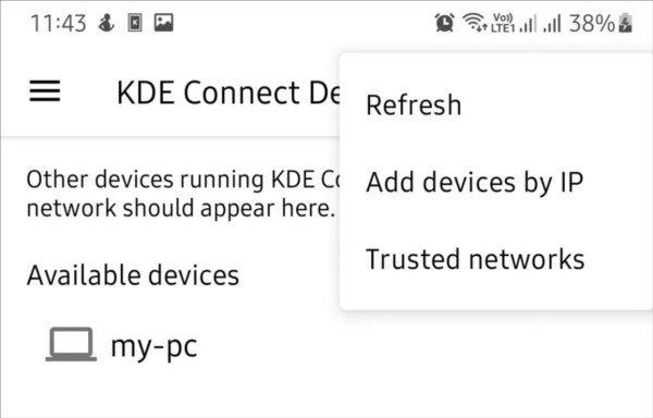 KDE Connect软件截图5