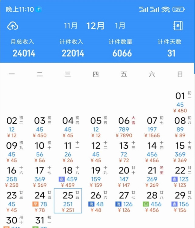 计件Day记账