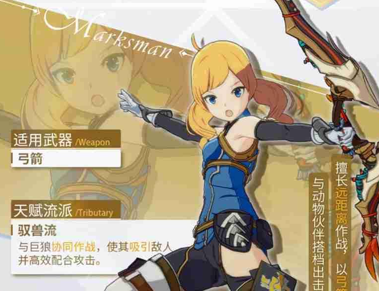 星痕共鸣神射手驭兽流怎么玩