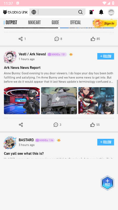 妮游社nikke软件安卓版 v1.0 安卓版app