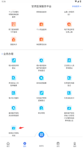 甘肃医保服务平台10