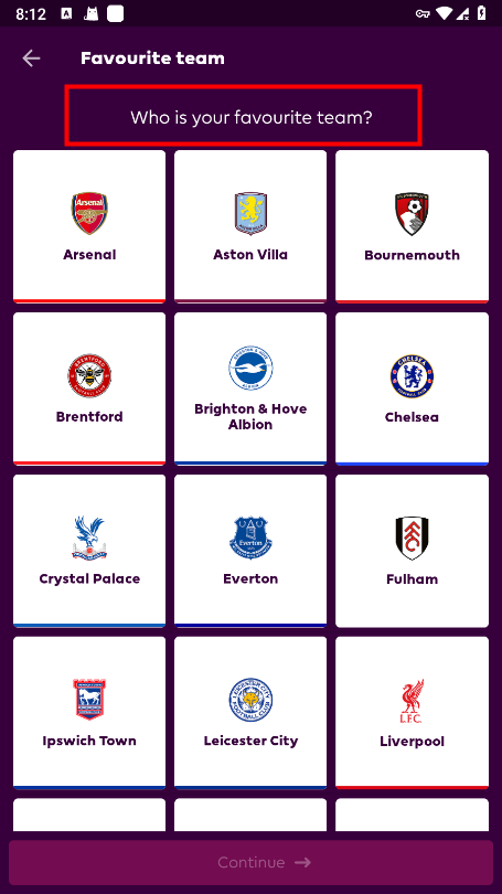 fantasy premier league