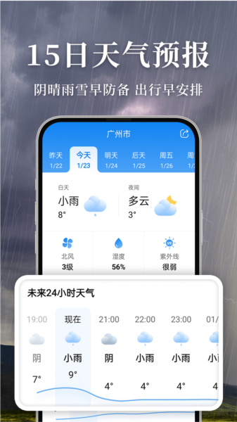 准雨天气预报