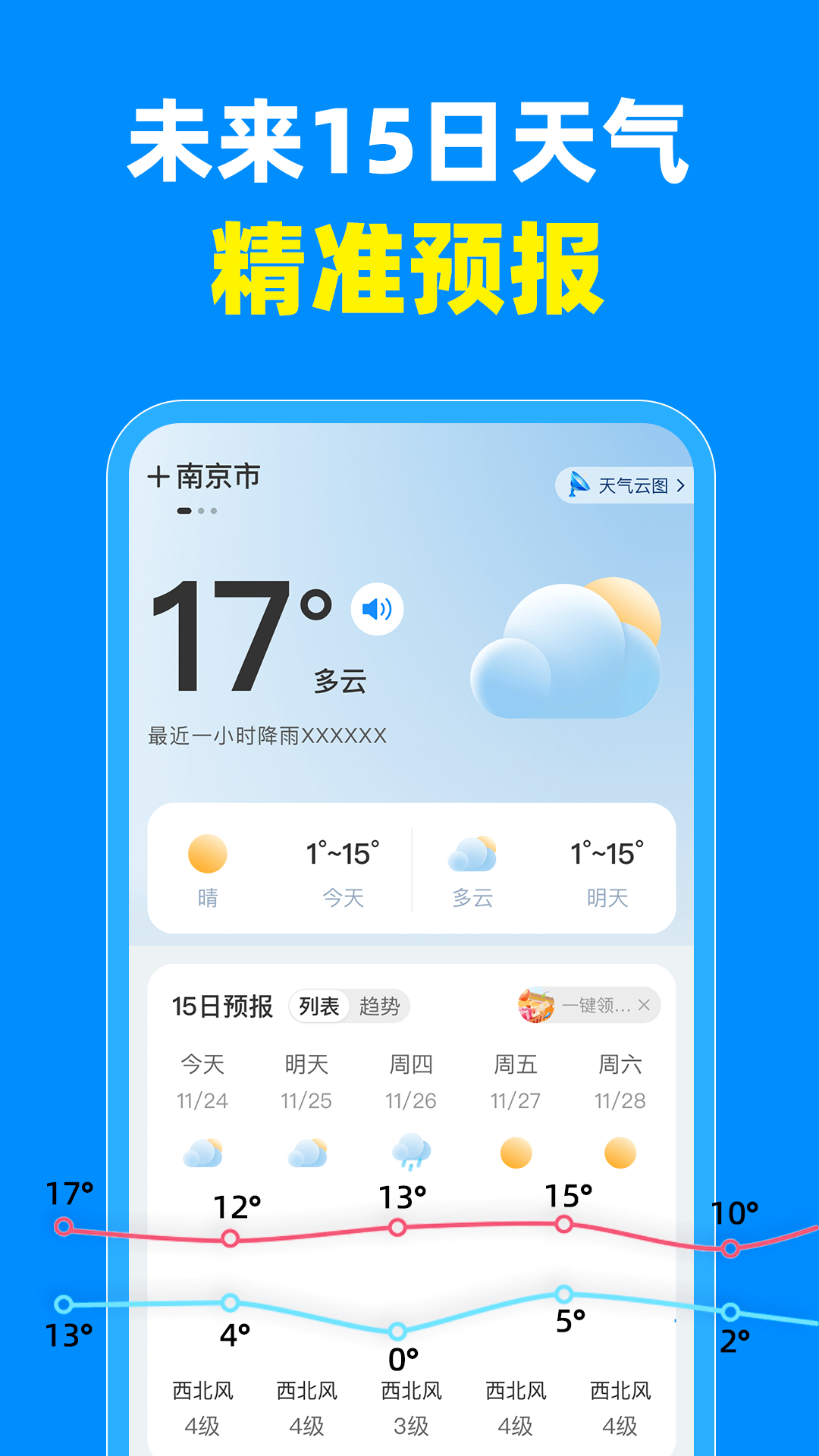 准时准雨天气app