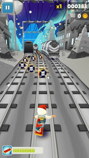 地铁跑酷黑白哈尔滨版