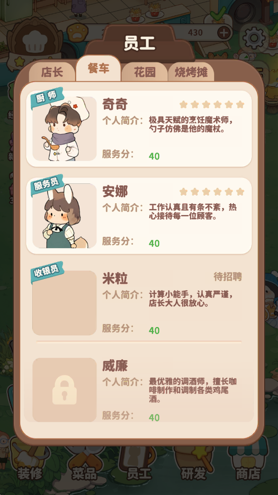 朵拉的露营餐车