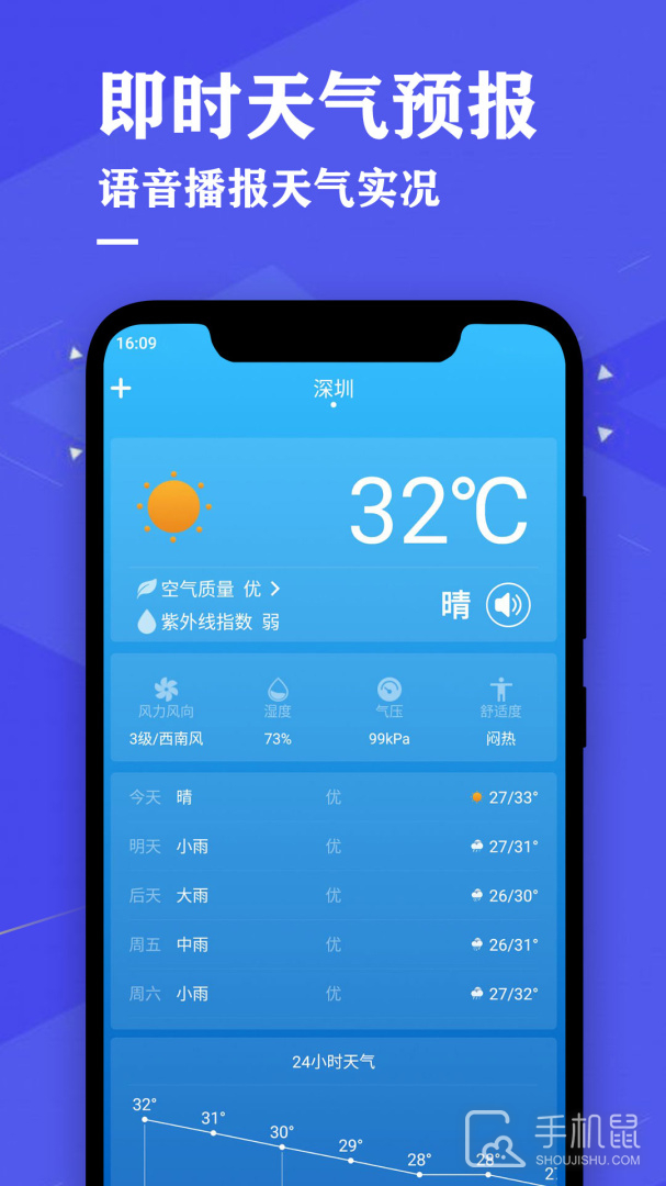即时天气预报 v4.1