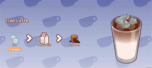 可口的咖啡内置菜单