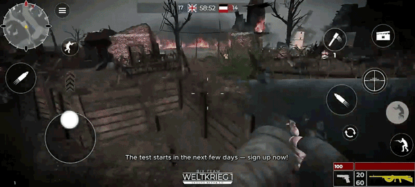 一战火灾风暴国际测试服