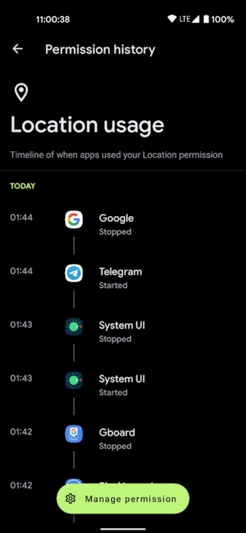 Privacy Dashboard截图2