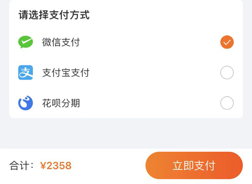 小当严选app怎么支付宝支付