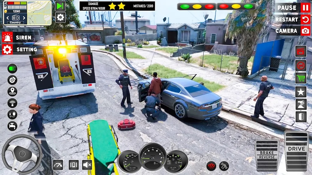 US紧急救护车3D v0.4手游下载