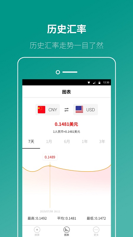 桔子汇率换算app下载安装截图