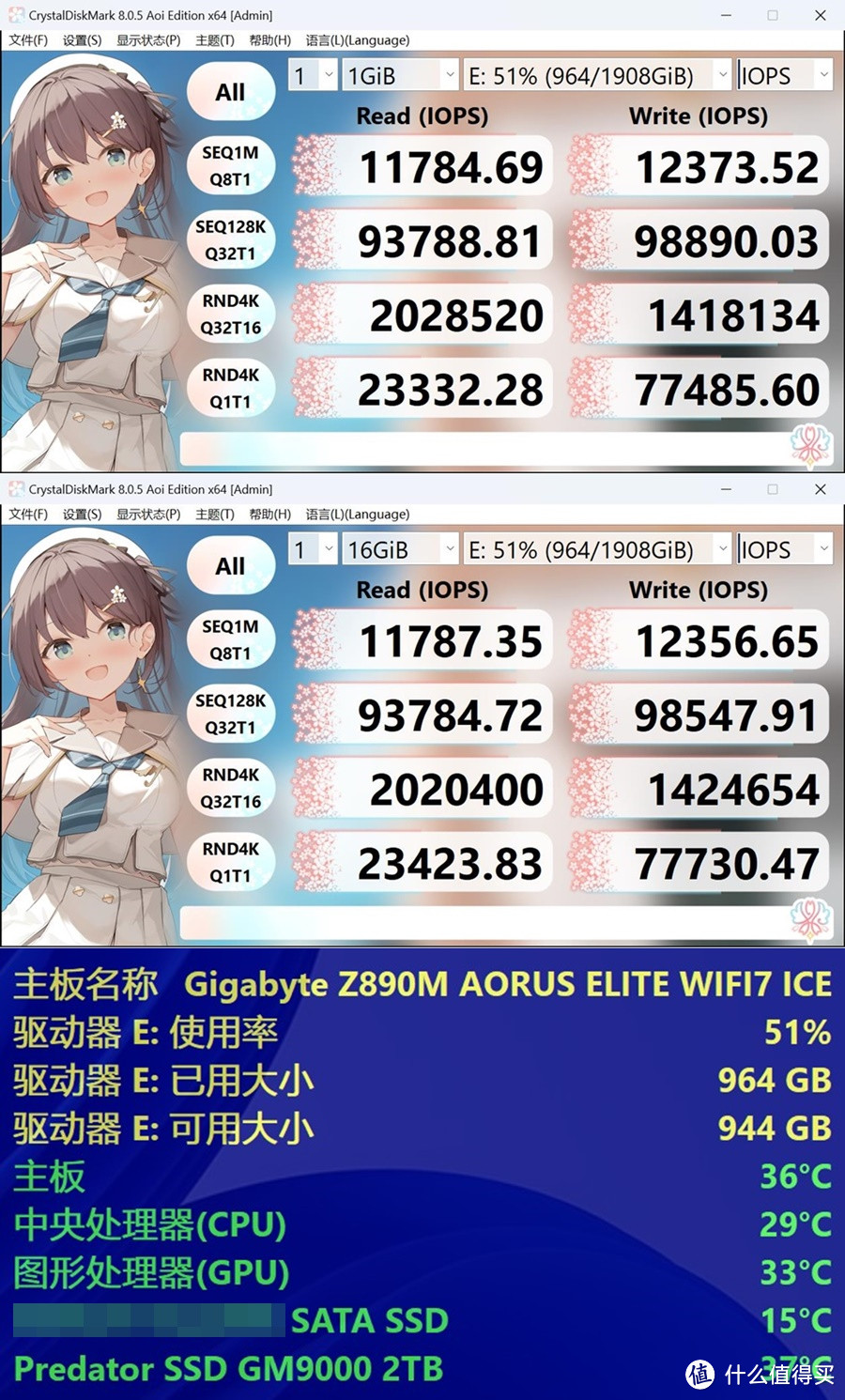 祖国智造真PCIe5.0固态 宏碁掠夺者GM9000神舆 实测分享