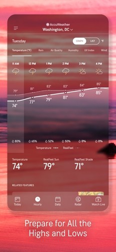 AccuWeather app v21.0-9-rc