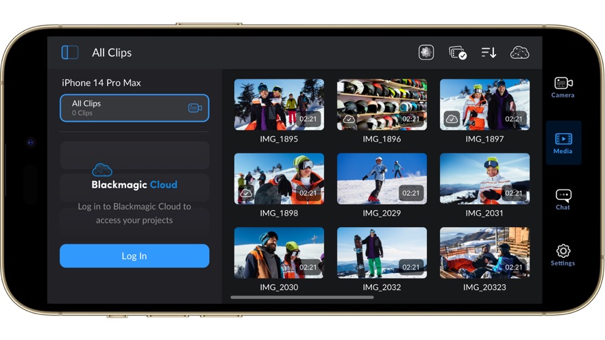Blackmagic Camera app官方正版截图
