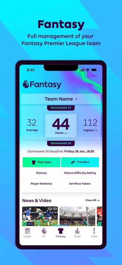 fantasy premier league官方下载截图