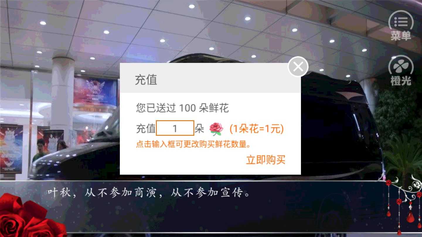 我想拥有一束微光内置菜单截图