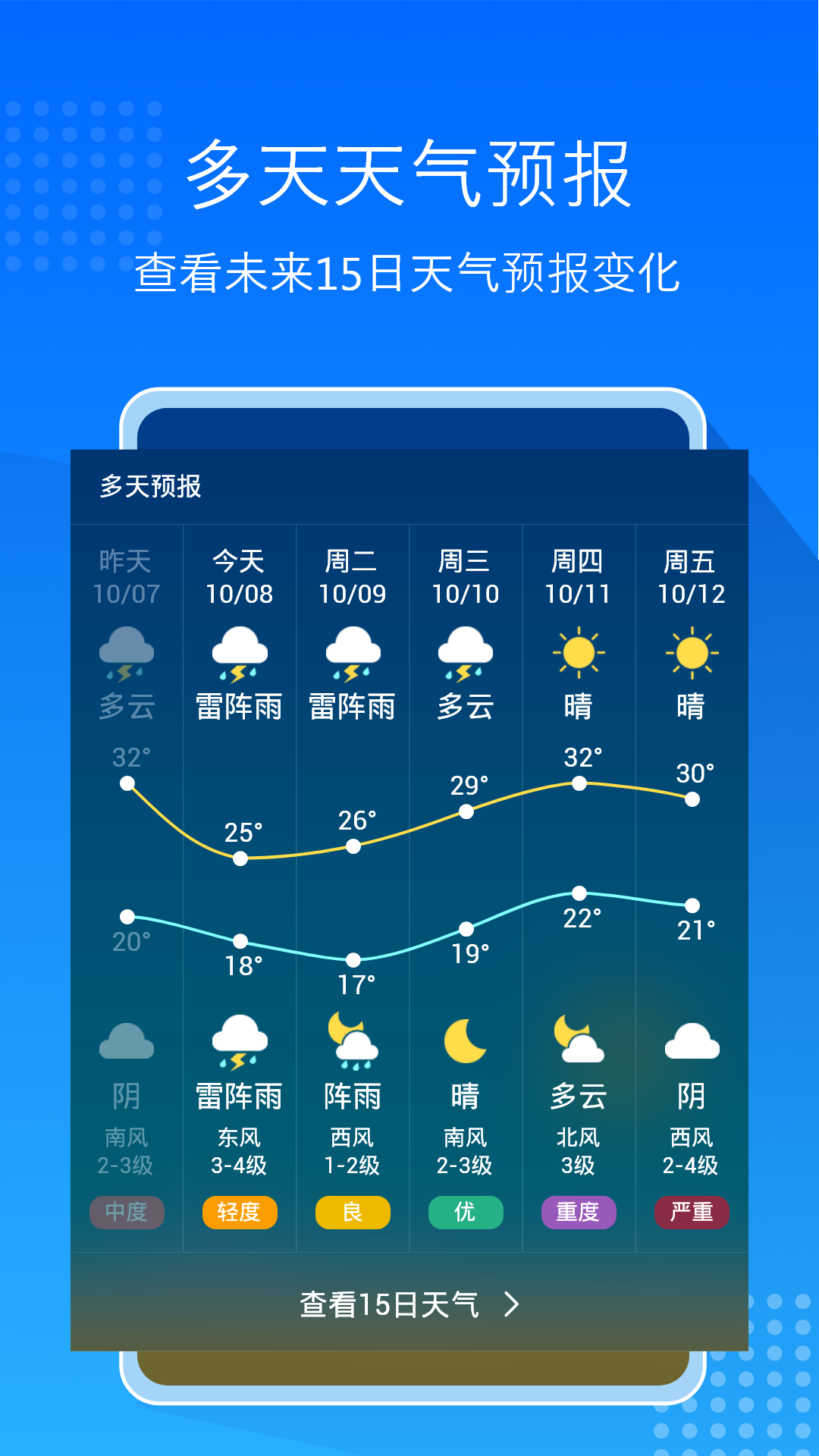 天气预报通大字版 v8.7.2安卓版下载