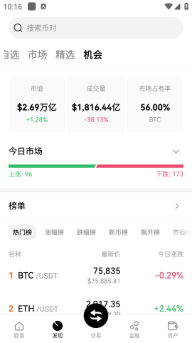 bitcoin交易所截图3