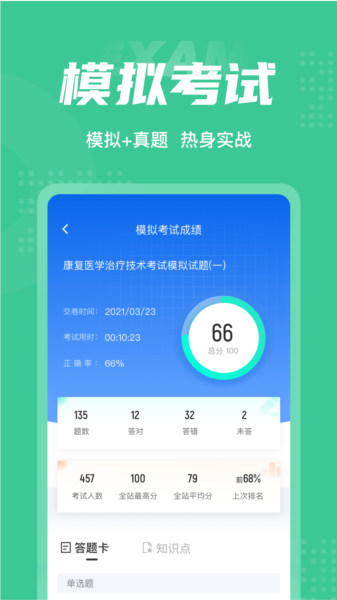 康复医学治疗技术百分题库APP2