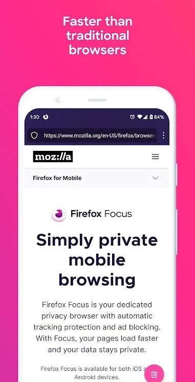 Firefox Focus最新版宣传图
