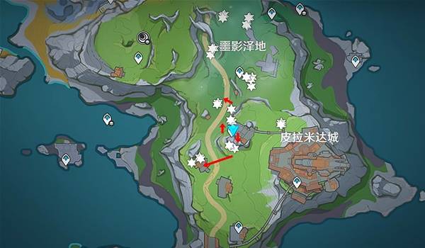 原神6.3月之四版本松珀香采集路线