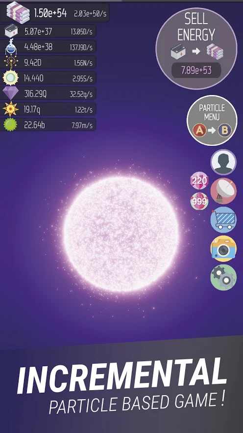 宇宙能量粒子模拟器