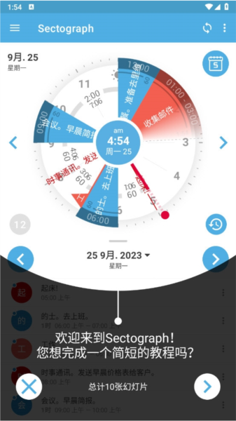 Sectograph