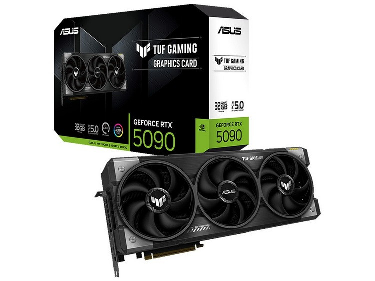 华硕还发布 TUF RTX5090 32G GAMING “电竞特工”非公显卡