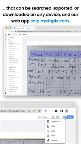 Mathpix Snip app v6.5