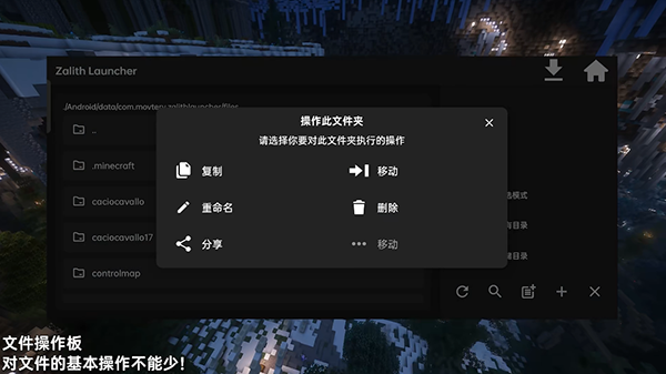 Zalith Launcher文件管理