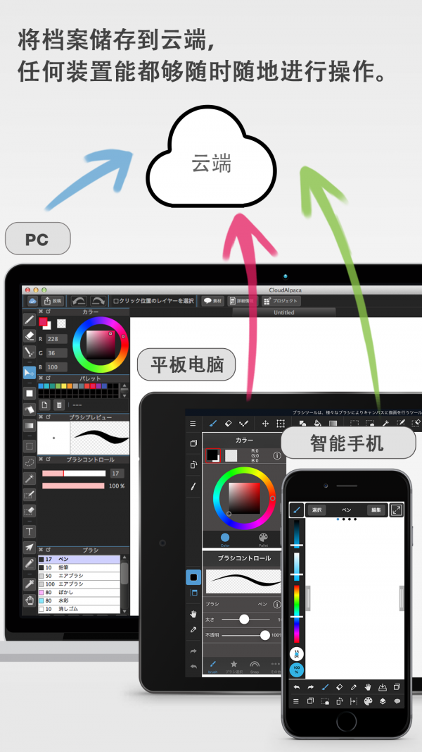 medibang paint手写APP特色