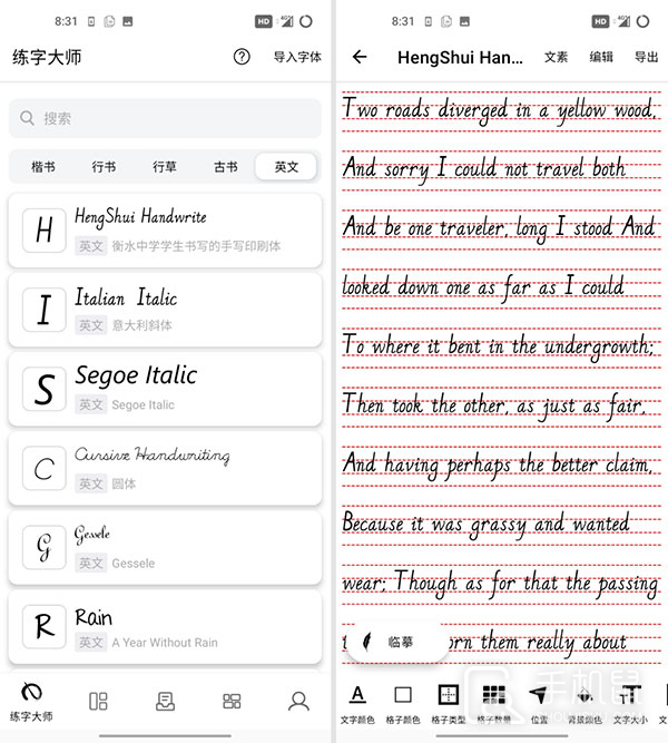 练字大师