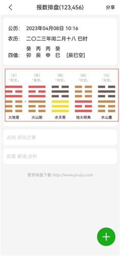 梅花易数排盘6