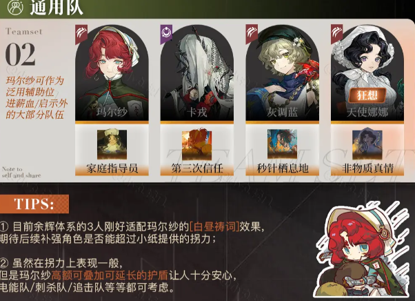 重返未来1999玛尔纱养成攻略大全