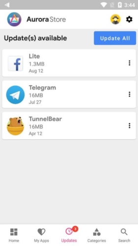 Aurora Store app v4.7.2