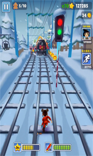 地铁跑酷雪地版