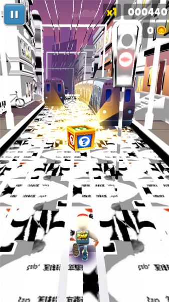 地铁跑酷蔡徐坤金币魔改版