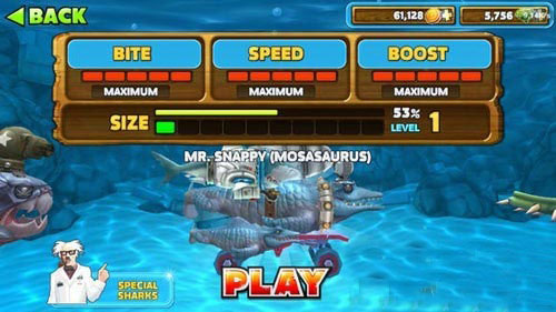 饥饿鲨进化999999钻无限金币版