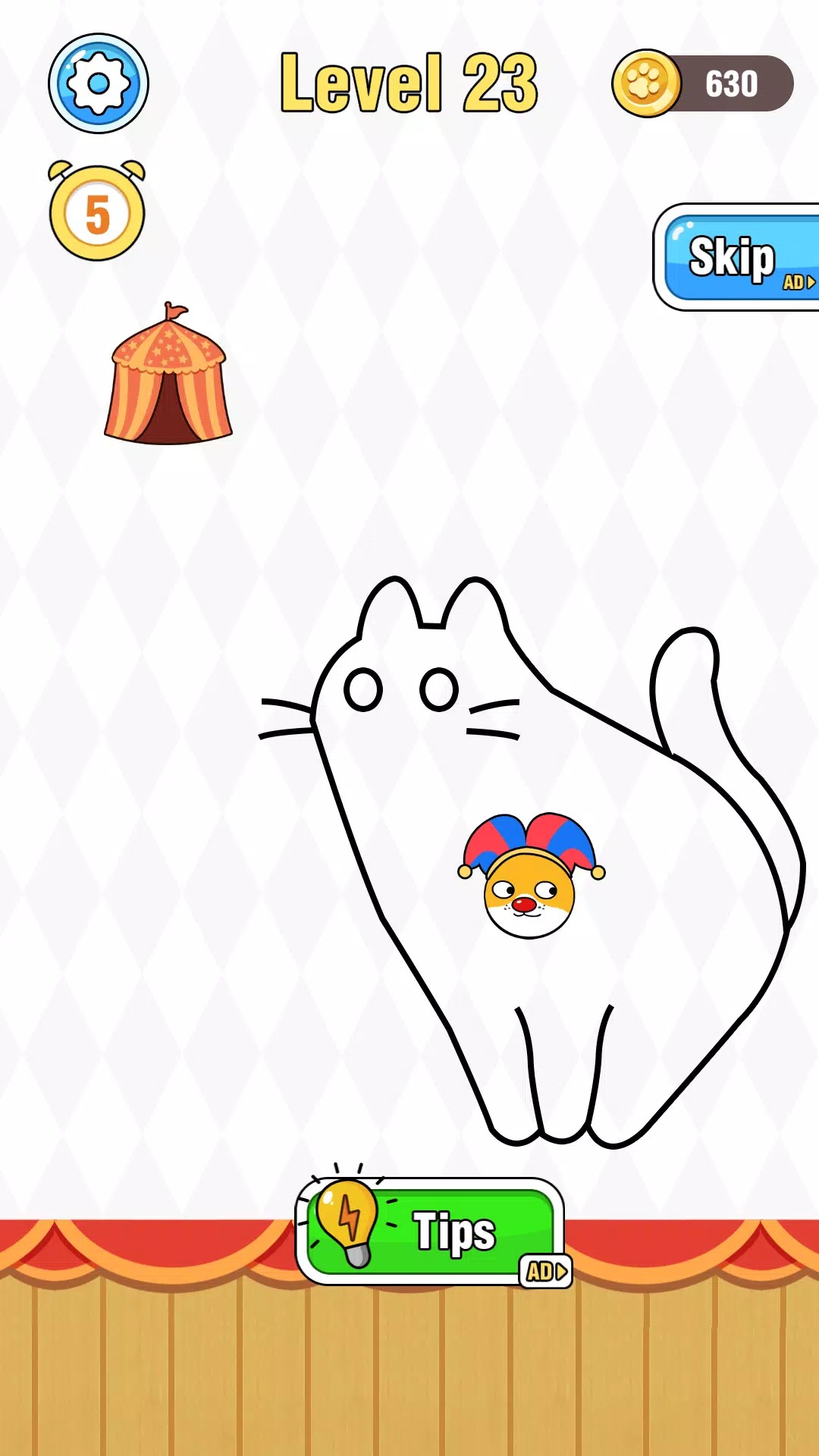 画线救小丑狗 v1.0.0手游下载