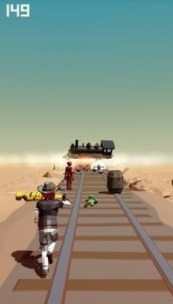 牛仔对战机器人