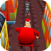 兄弟一起向前冲高铁跑酷